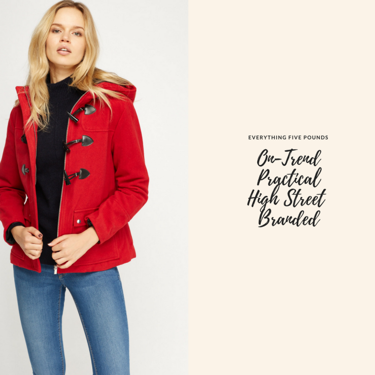 Everything Five Pounds Bargain Branded Coat